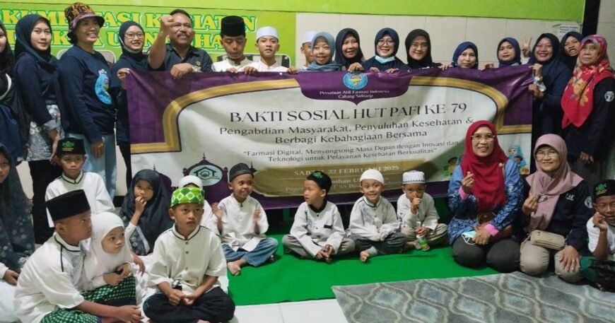 PAFI Sidoarjo Gelar Bakti Sosial di Panti Asuhan Ulin Nuha dalam Rangka HUT ke-79